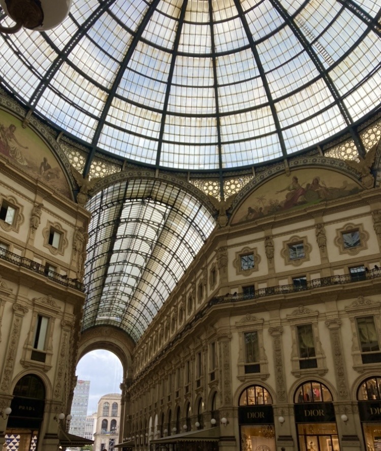 Shopping mall in Milan (Galleria Vittorio Emmanuel II)